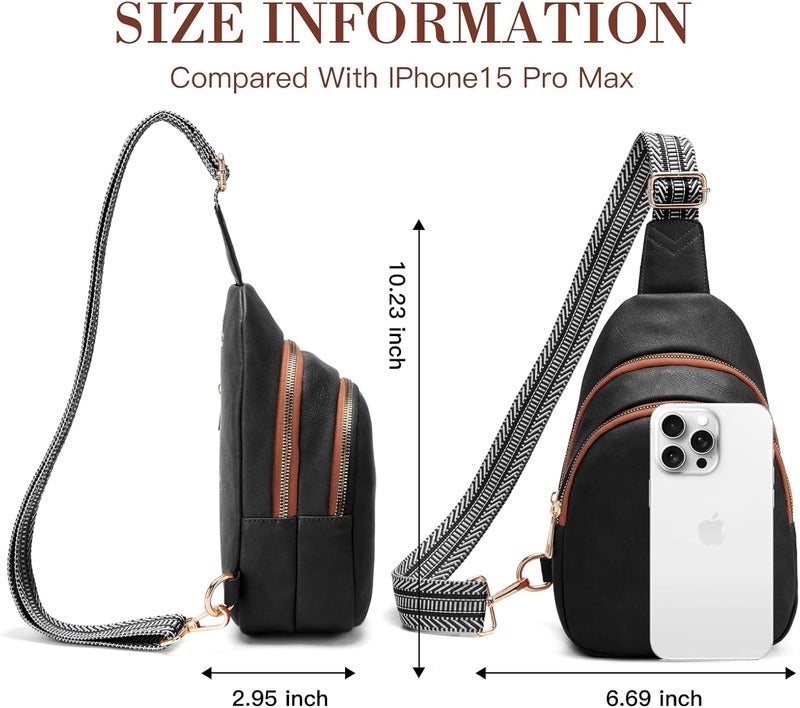 Viverte Crossbody Bags for Women Initial Sling Bag Cross Body Fanny Packs Personalized Gifts for Mom Women Wife - Image 4